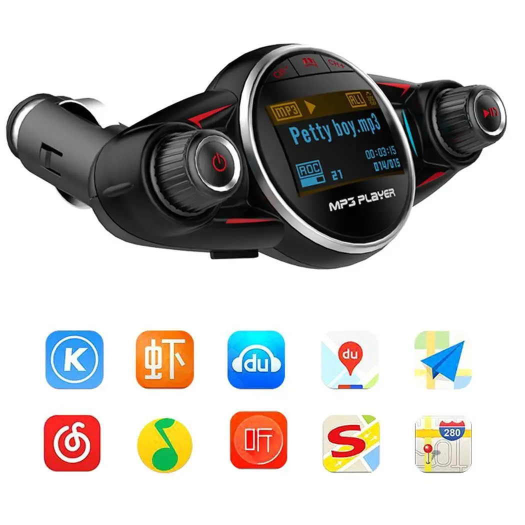 Автомобильный MP3 Bluetooth музыкальный плеер громкой связи FM 10 &lt0 1 передатчик все