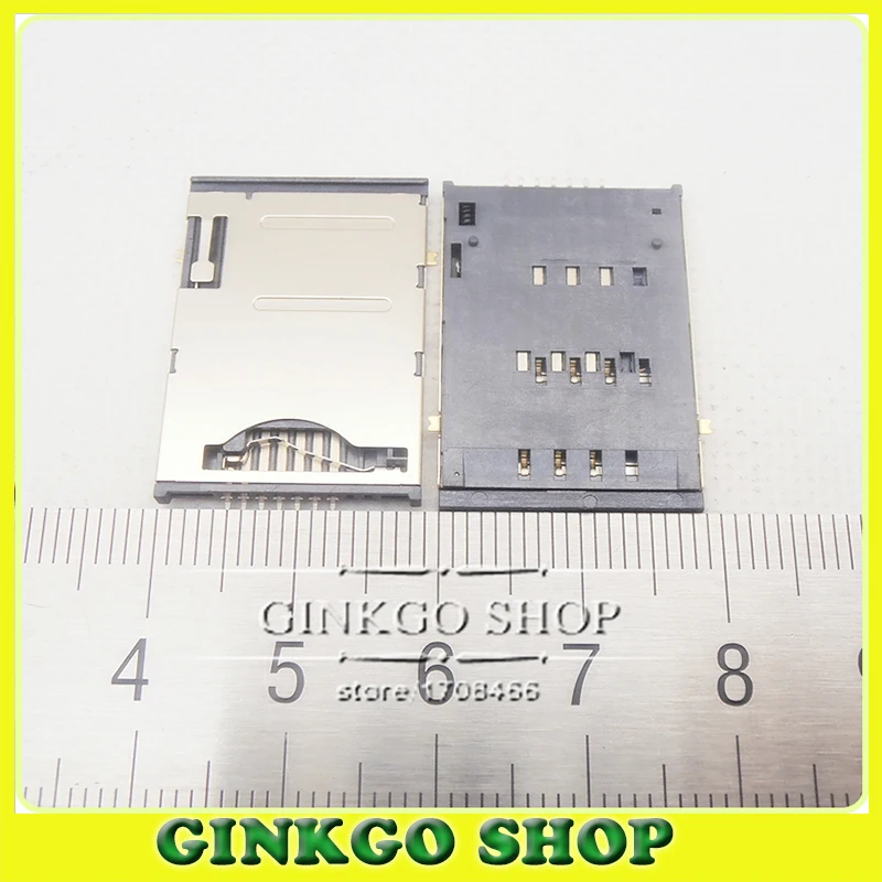 5 шт./лот слот для sim-карты мобильного телефона 9P 8 + 1P разъем планшетного ПК