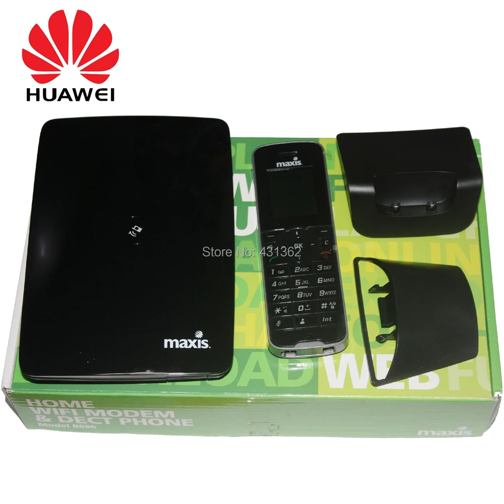 Роутер Huawei B686 21 6 Мбит/с 3G CPE домашний Wi Fi модем с поддержкой DECT цифровой голос|3G/4G