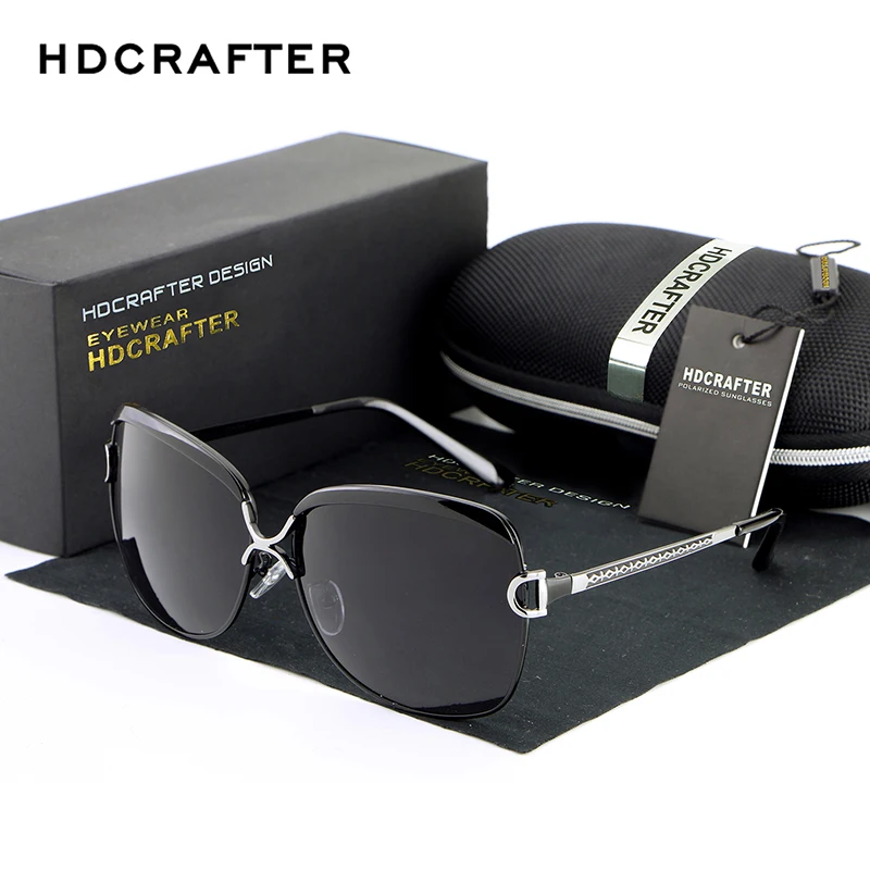 HDCRAFTER женские роскошные брендовые дизайнерские солнцезащитные очки большие