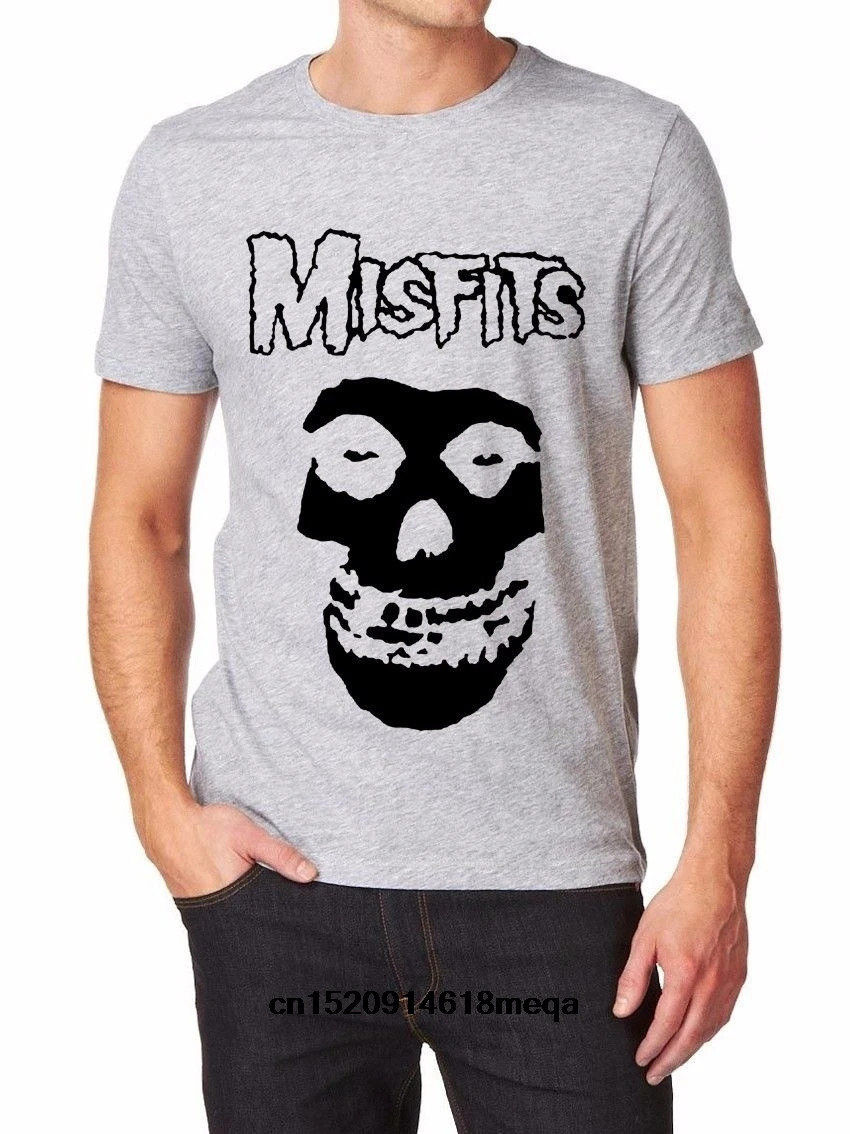 Футболка Misfits логотип мужская с круглым вырезом Рубашка короткими рукавами