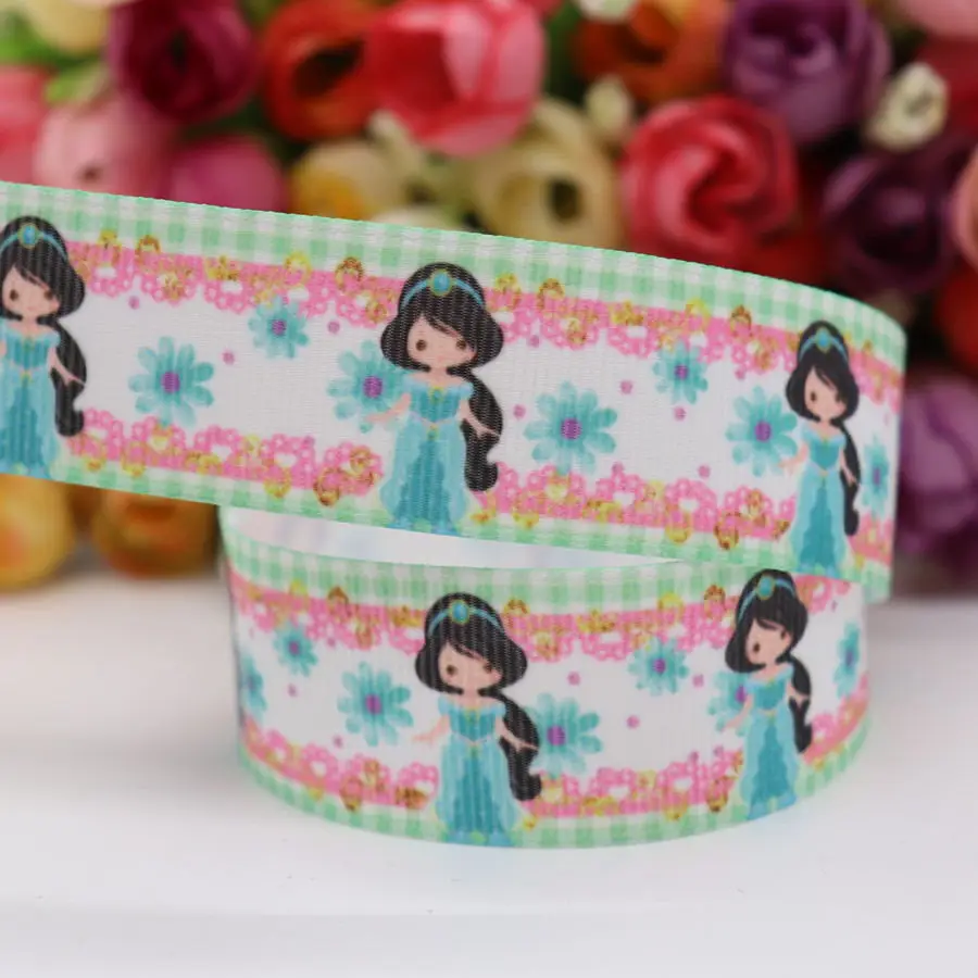 10 ярдов " 25 мм Grosgrain лента девушка печатные ленты пробки для бутылок DIY ремесла аксессуары ручной работы M19051601