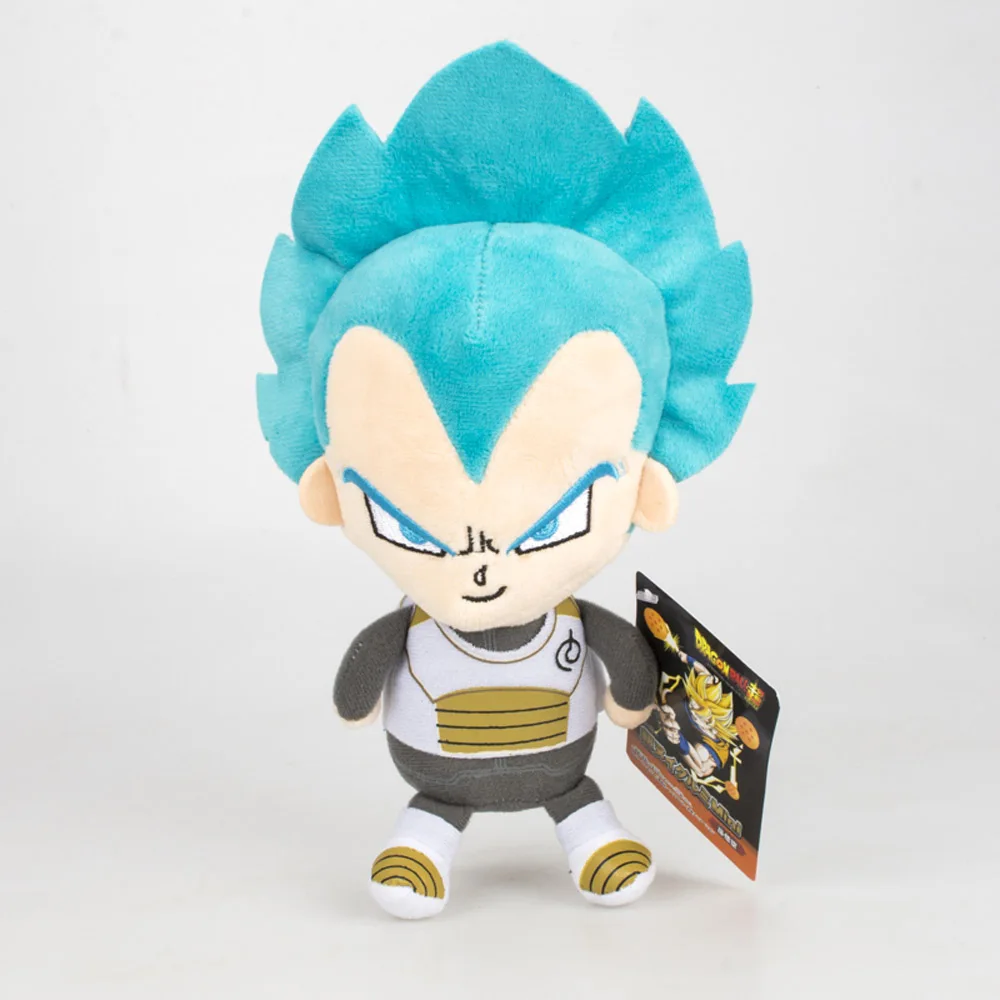 Vegeta Новая 15 видов стилей DRAGON BALL Goku Kakarotto Majin Buu Piccolo Vegeta 7-" 18-20 см плюшевая кукла-GYQQ - Цвет: Vegeta