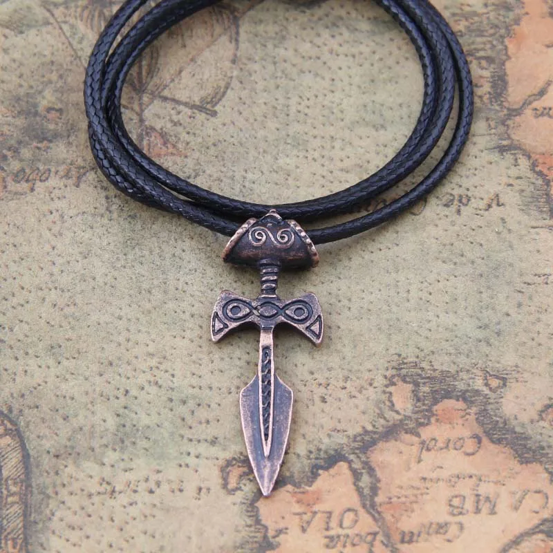 Колье с подвеской в виде Тора 5 цветов 1 шт.|pendant choker|choker necklaceviking necklace |