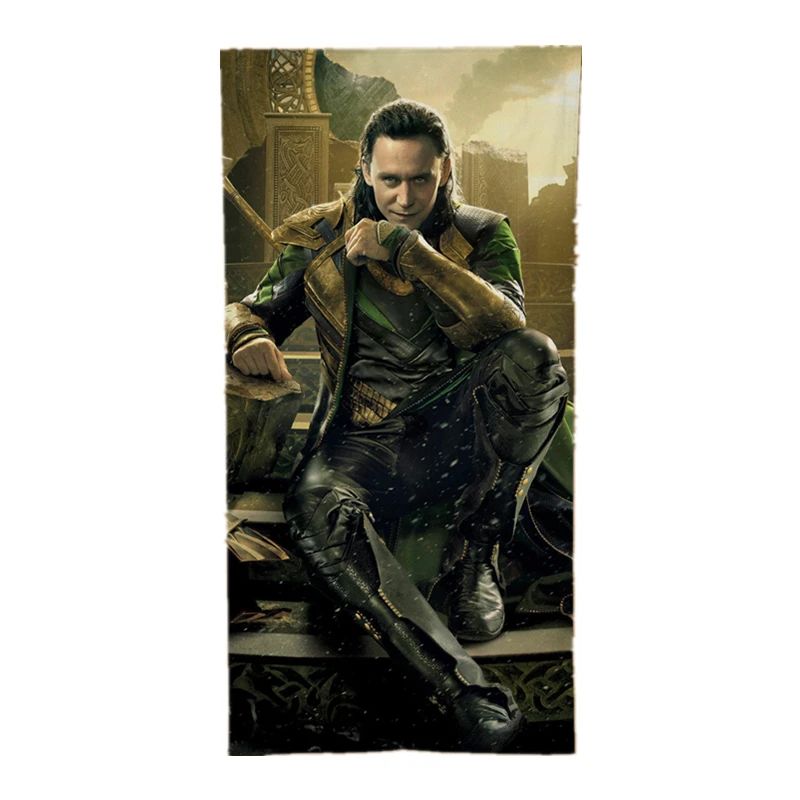 Лидер продаж сексуальное пляжное полотенце для душа Tom Hiddleston Loki из микрофибры