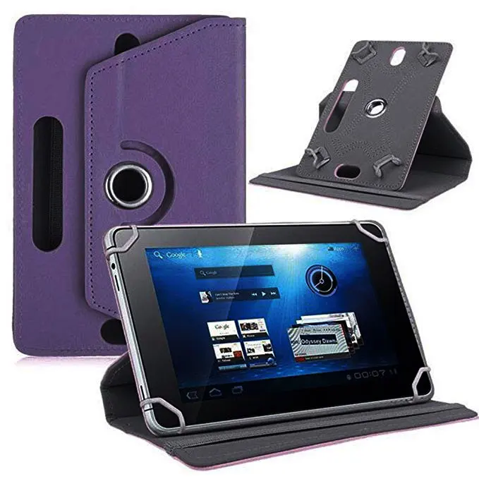 Purple Вращающийся чехол из искусственной кожи для iGET SMART L102/G102/G101 10,1 дюймов планшет - Цвет: Purple