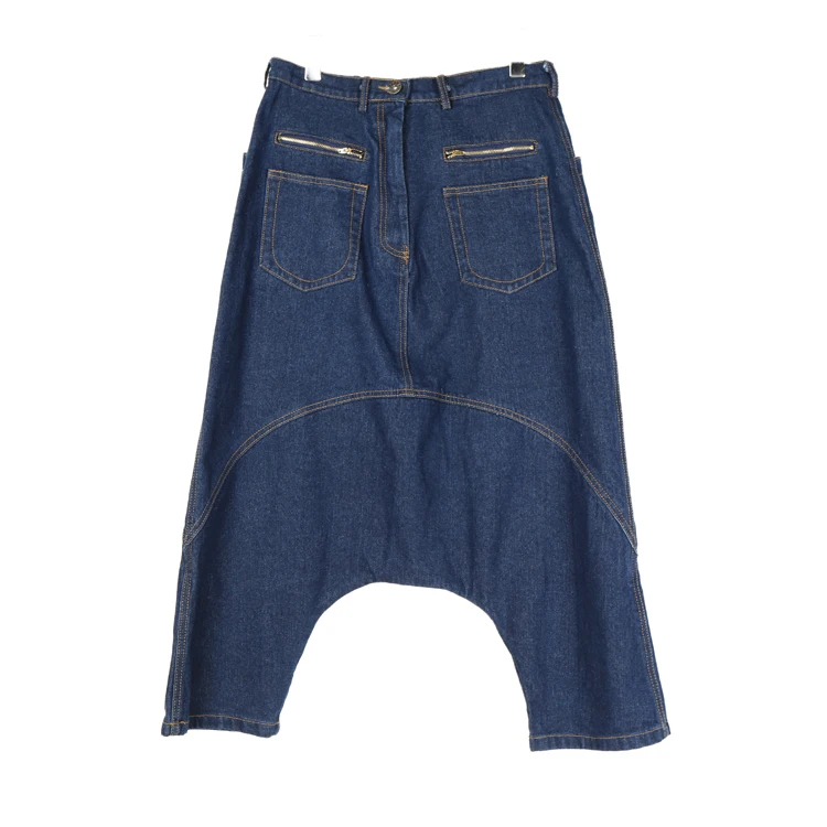 Женские джинсовые шаровары GETSRING повседневные свободные брюки Капри на плоской