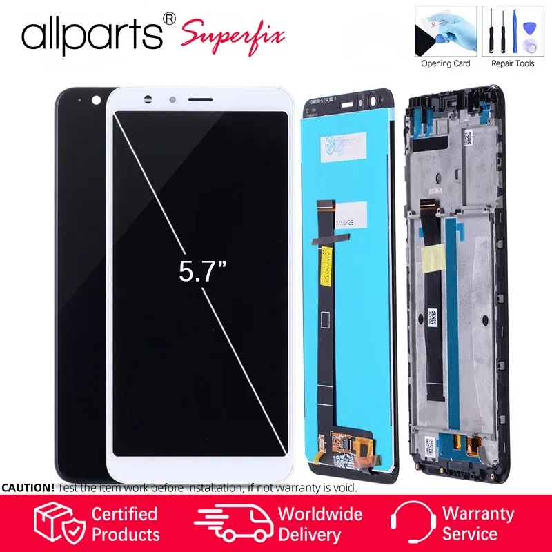 Оригинальный 5 7 &quotips дисплей для Asus Zenfone Max Plus M1 ZB570TL Disolay сенсорный экран X018DC