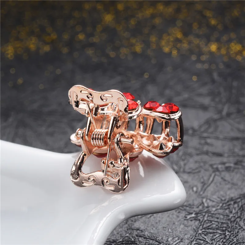 

2019 New Chic Colorful Crystal Rhinestone Alloy Crab Claw Clip Charm Women Girls Headwear Fashion Hair Accessories Accessories