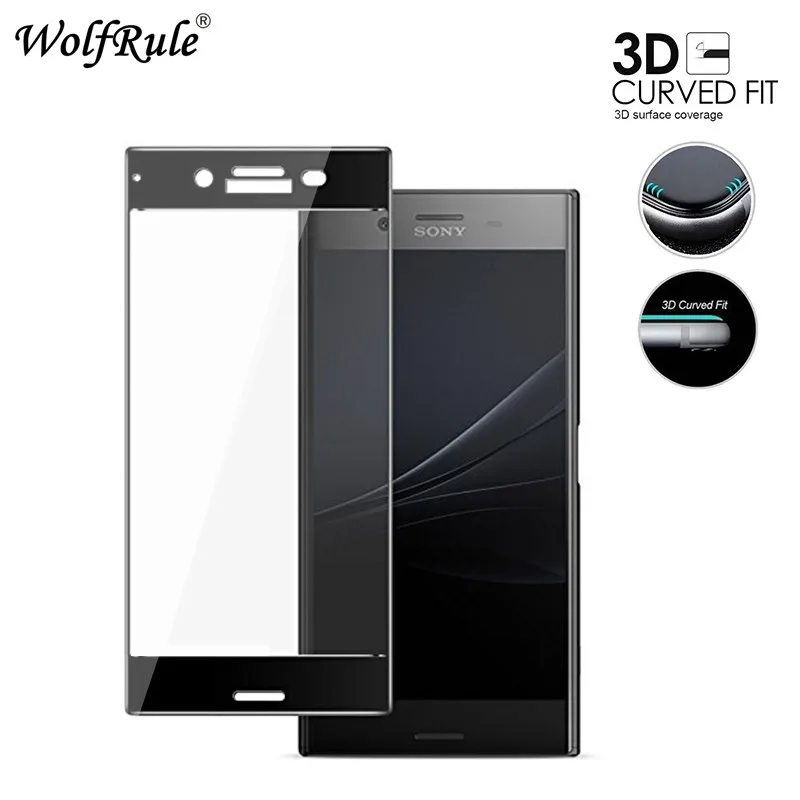 Защитное стекло для sony Xperia XZ1 2 шт. 2.5D закаленное с полным покрытием G8342|tempered glass|glass