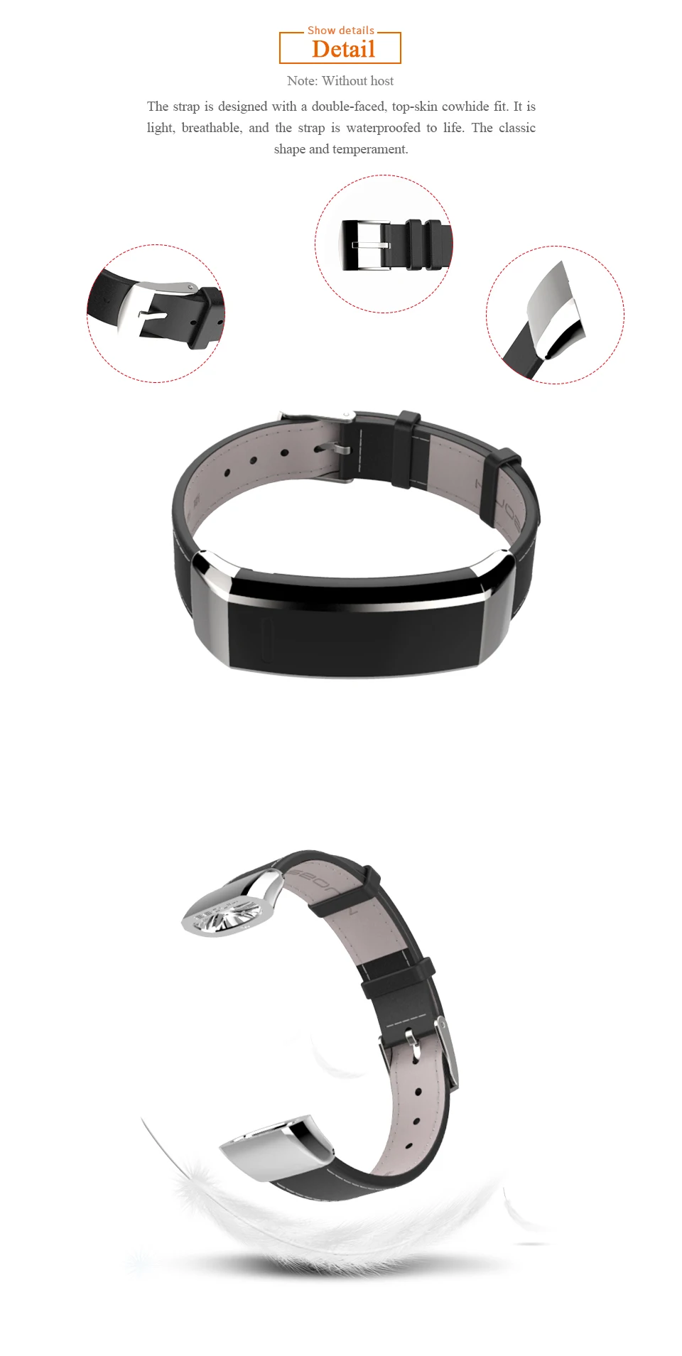 Mijobs ремешок из натуральной кожи для huawei Band 2 Pro B29 B19 спортивный браслет умные часы Браслет Замена для huawei Band 2 ремешок