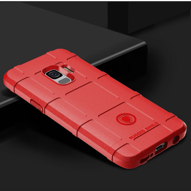 360 градусов Полная защита тела чехол для samsung S9 Мягкие TPU плотное Броня тактические защитный чехол