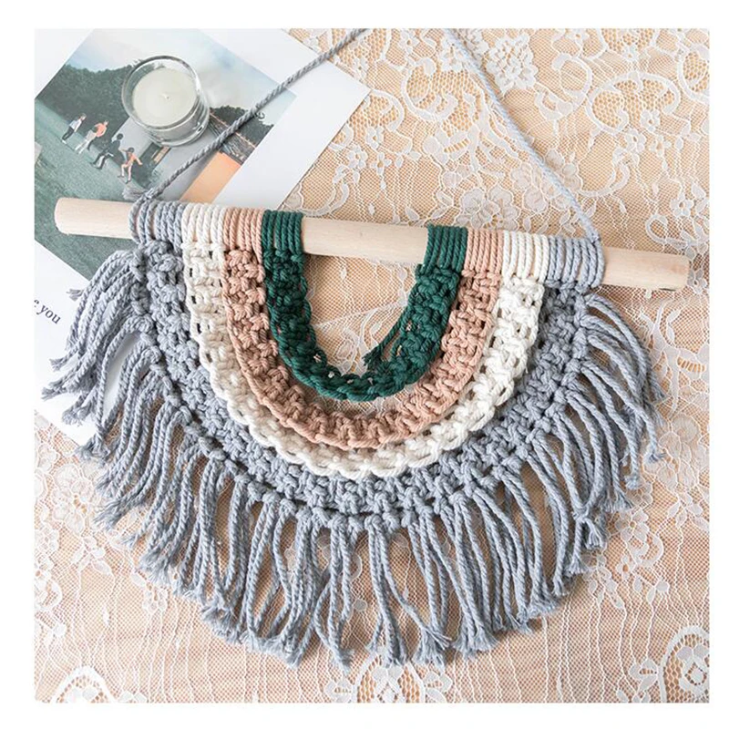 Украшение для дома аксессуары ручной работы богемное плетение орнамент