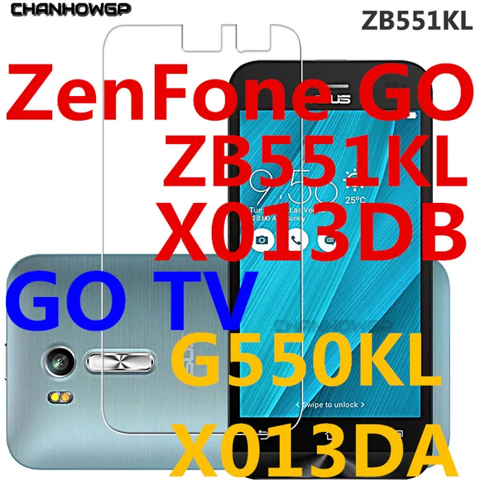 Закаленное Стекло для ASUS Zenfone 3 Max X008D X00DD Z010D ZC520TL лазерный ZC551KL Go X00AD ZB500KL ZB452KG G550KL Экран протектор - Цвет: zenfone Go g550kl