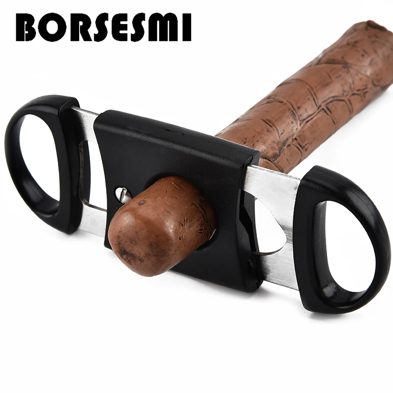 Высококачественные пластиковые ножницы с тремя лезвиями для сигар резак