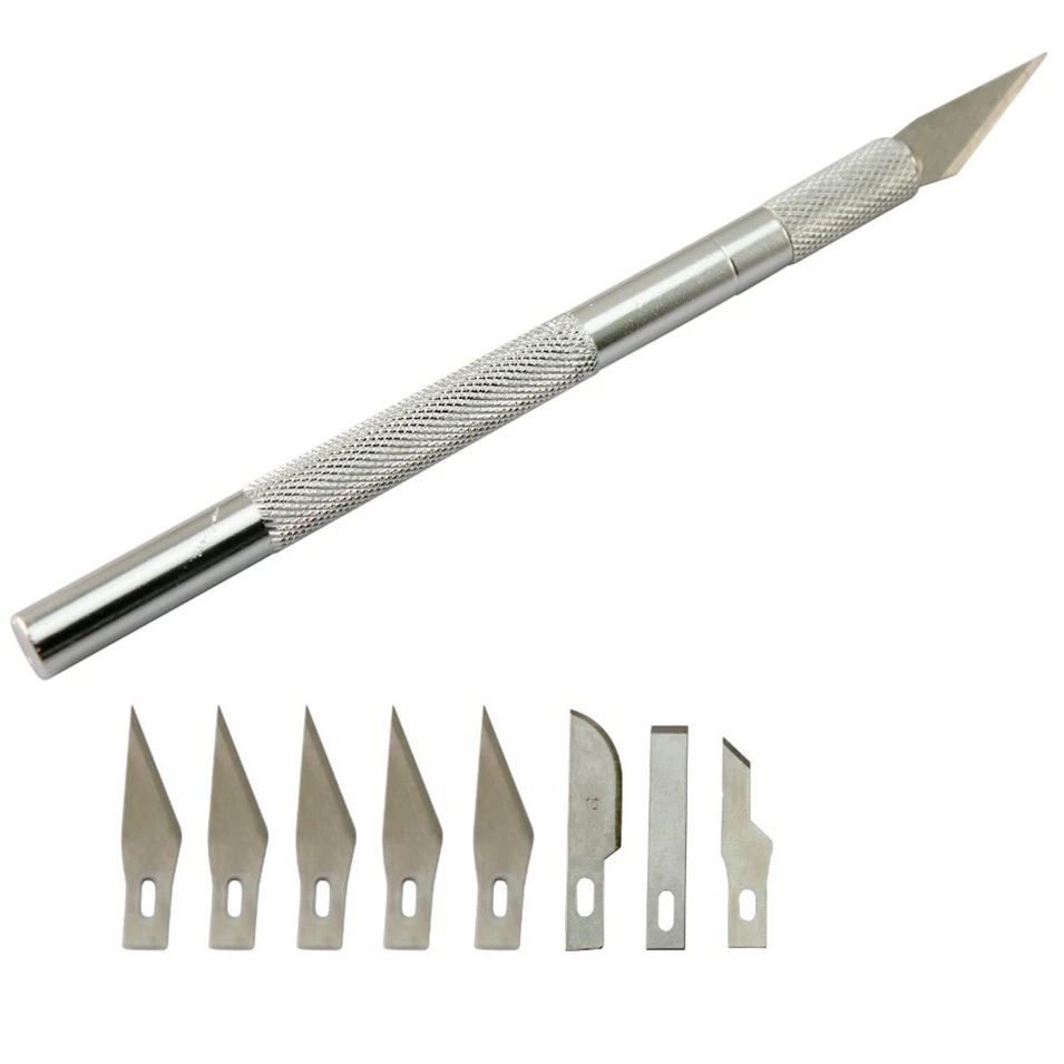 Нескользящий металлический скальпель нож набор инструментов Резак гравировка