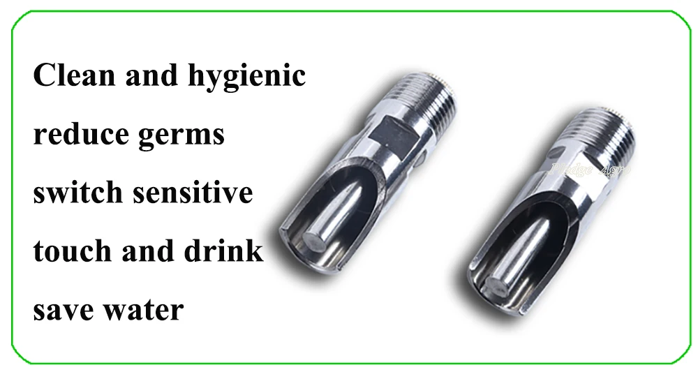 2pcs pig nipple drinker duckbilled stainless steel drinkers drinking fountain automatic sow piglet fatten pig farming equipment