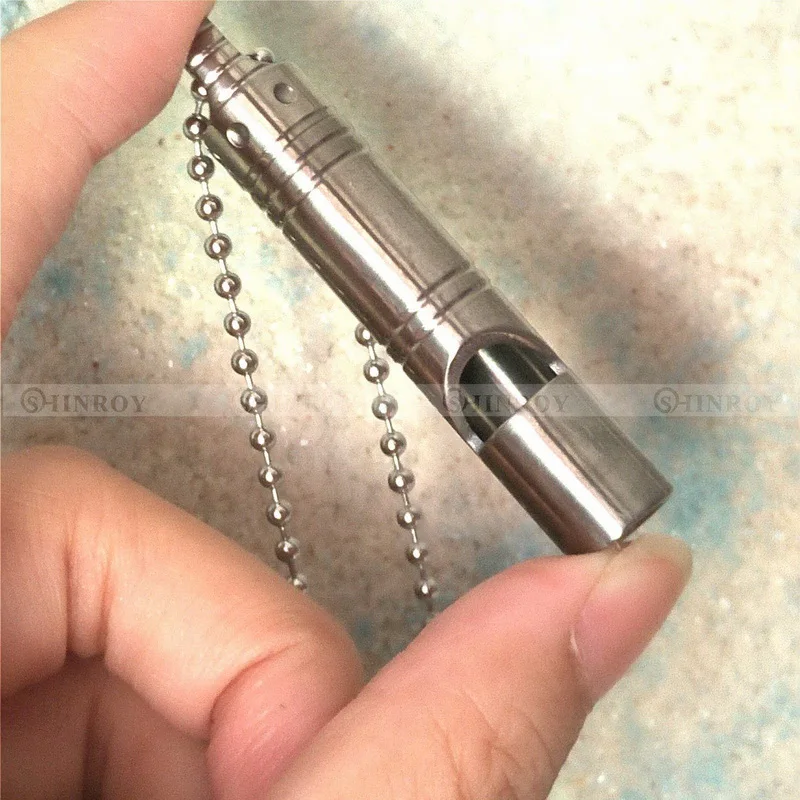 Титановый сплав круглый походный EDC Открытый Кемпинг аварийный спасательный механизм спасательный аварийный SOS свисток