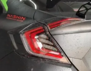 DK MOTION Red& Smoke Для Honda Civic X 10th sedan светодиодный фонарь с движущимся светом гарантия 1 год - Цвет: red and smoke mix