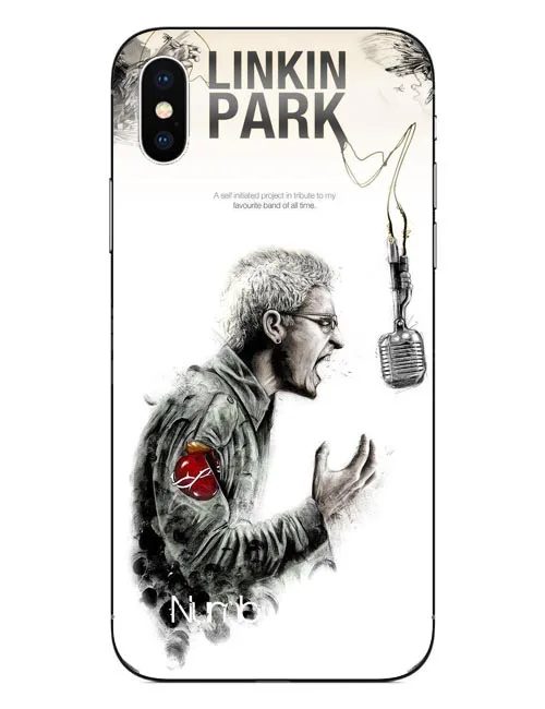 Чехол для телефона linkin park Жесткий PC Обложка iPhone SE 5s 6 6S Plus 7 XR XS Max 8 X 10|cover for iphone|phone