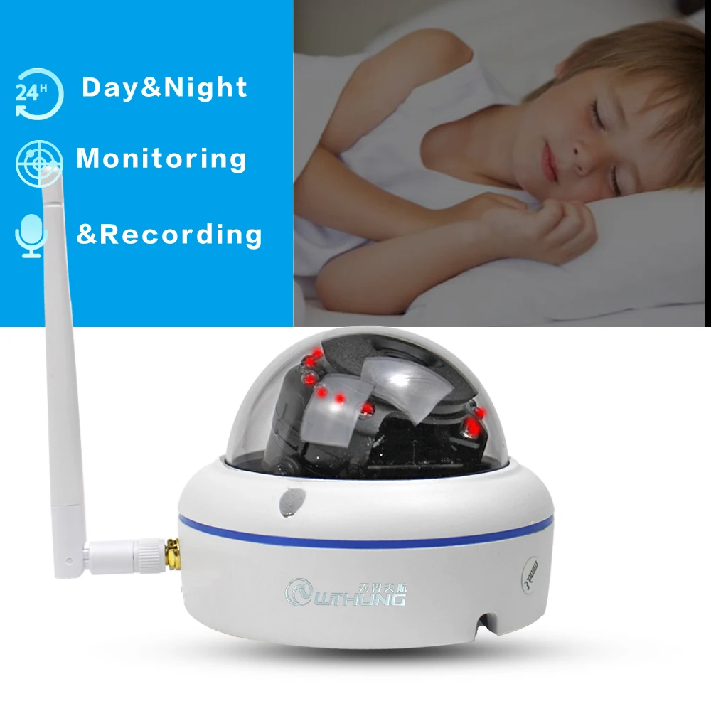 Беспроводная Проводная ip-камера 1080P SONY323 960P 720P P2P Onvif Аудио ИК-фильтр обнаружения движения металлический купол водонепроницаемый для IP Cam