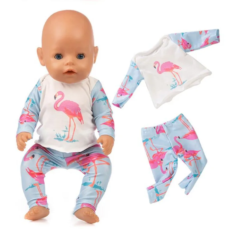 

Born Baby Doll Clothes Fit 18 inch 40-43cm Unicorn Alpaca cactus dress Doll Accessories Clothes For Baby Festival Birthday Gift