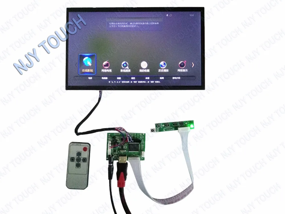 HDMI пульт дистанционного управления ЖК контроллером плюс LP116WH1 B116XW02 1366x768 экран