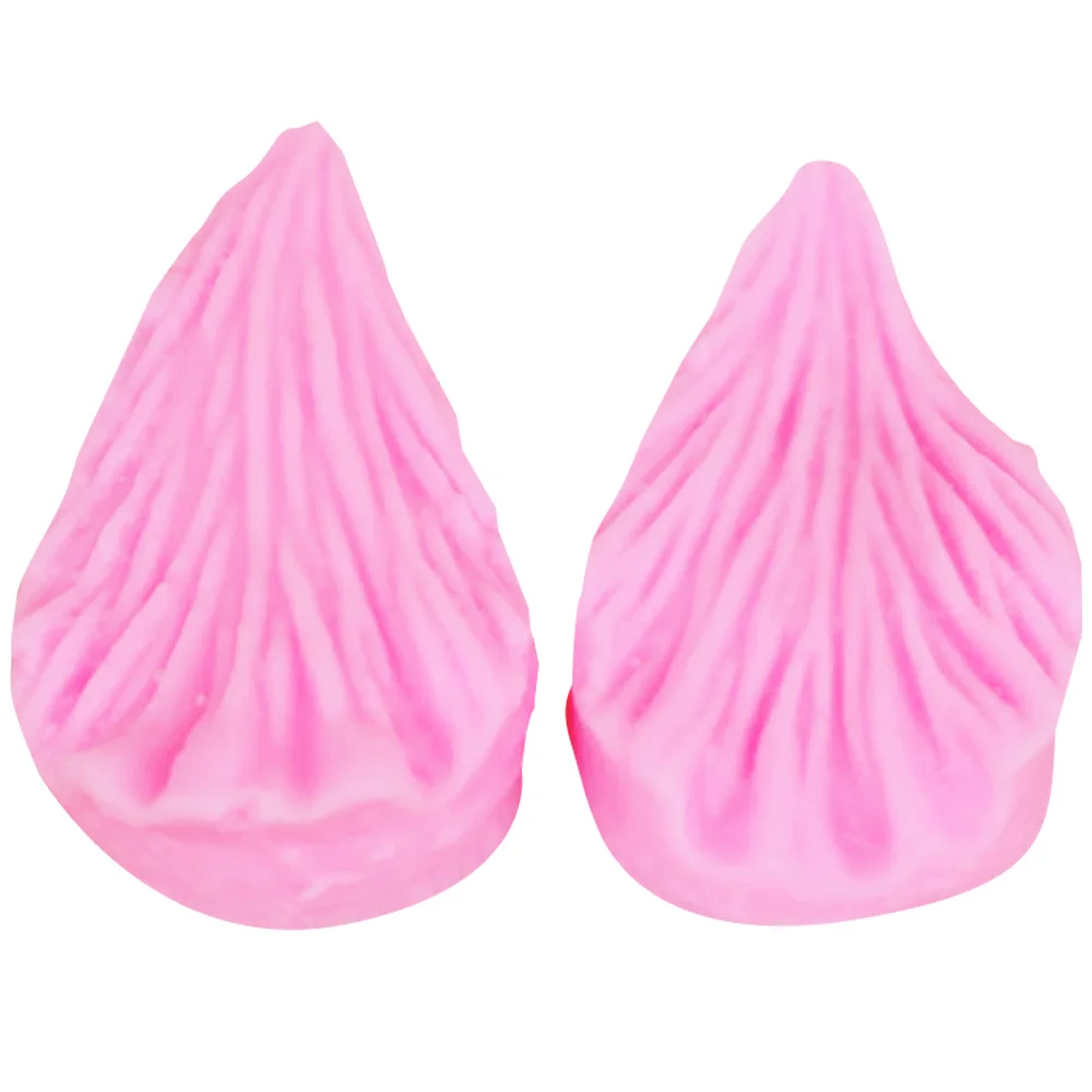 Цветок гибискуса лепесток листьев Вайнер силиконовые формы Помады плесени