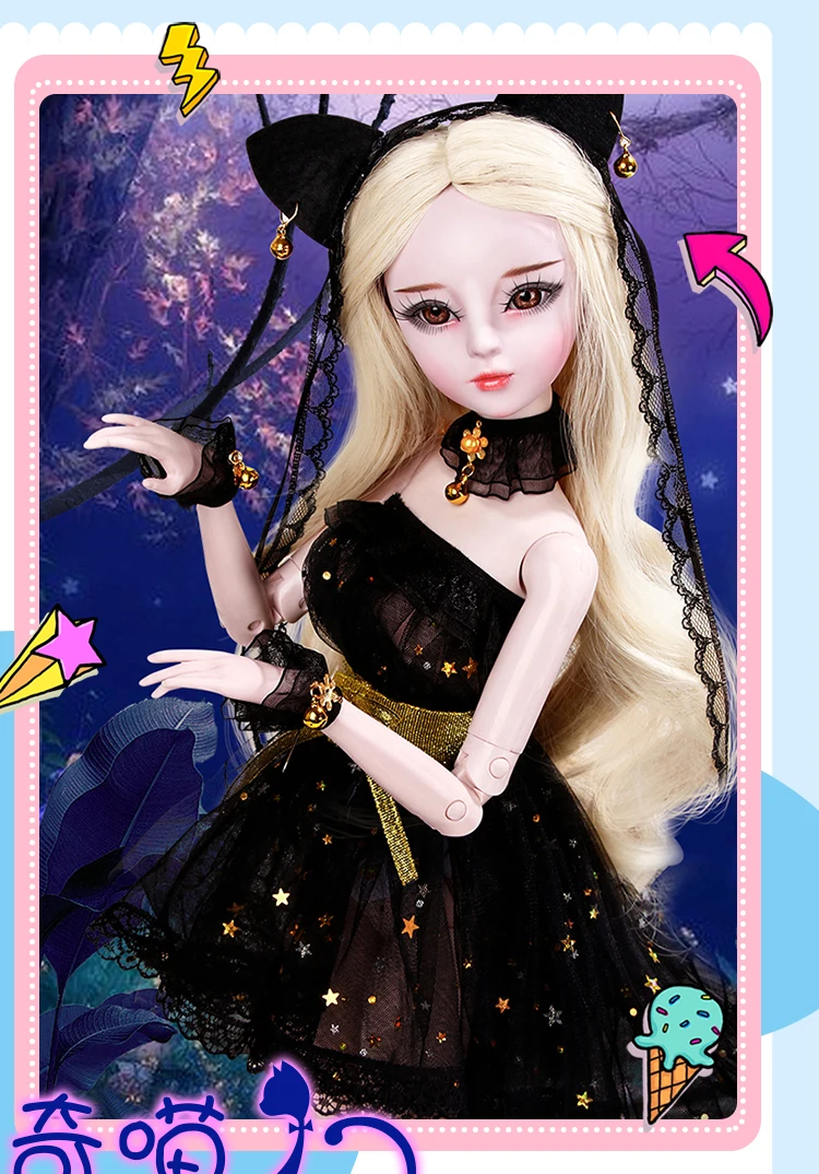ABS ПВХ пластик типа и пластиковый материал тела 1/3 Obitsu BJD кукла, 0121-1