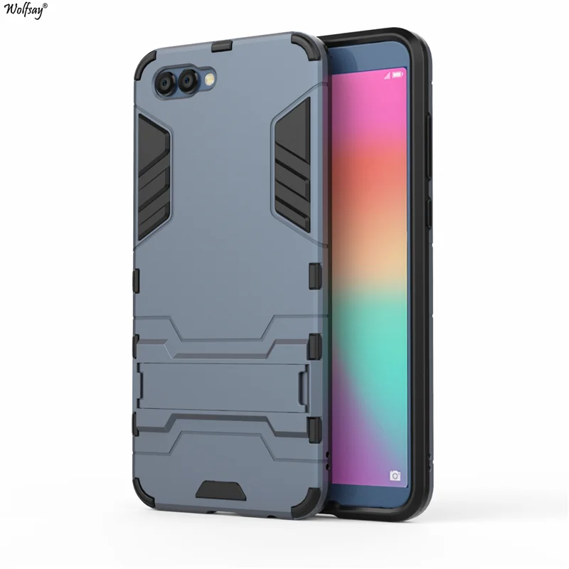 Wolfsay Cover For Huawei Honor V10 Case Slim PC + Soft Rubber Armor Phone for |