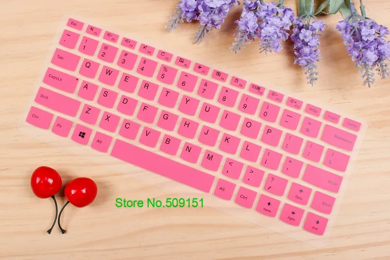 Pink 14-дюймовый силиконовый защитный чехол для клавиатуры для lenovo Yoga 500-14ISK Yoga 500 14IBD/14IHW/14ACL/14ACZ 500-14 - Цвет: Pink