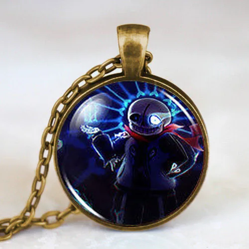 Undertale Gamer Gaming модное ожерелье ручной работы латунная сталь кулон ювелирные