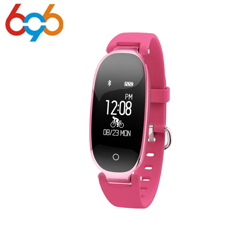 696 S3 Bluetooth женские Смарт-часы IP67 водонепроницаемые Модные монитор сердечного
