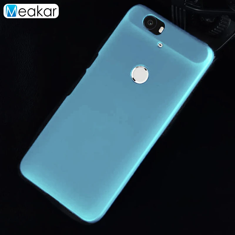 sky blue Матовая Пластик Coque 5.7For Nexus 6P чехол для huawei Google Nexus 6P телефонный чехол-лента на заднюю панель - Цвет: sky blue
