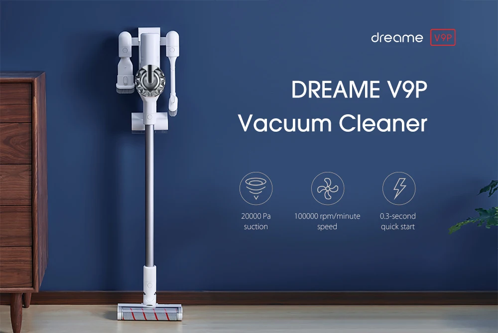 Dreame V9P пылесос ручной беспроводной Стик аспиратор пылесос 20000Pa для домашнего автомобиля от 01 Youpin