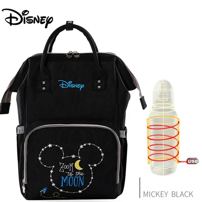 Disney бутылочки для кормления Изоляционные сумки USB Ткань Оксфорд подгузник коляска Сумка рюкзак Водонепроницаемый Bolsa Maternidade сумка для подгузников - Цвет: 5