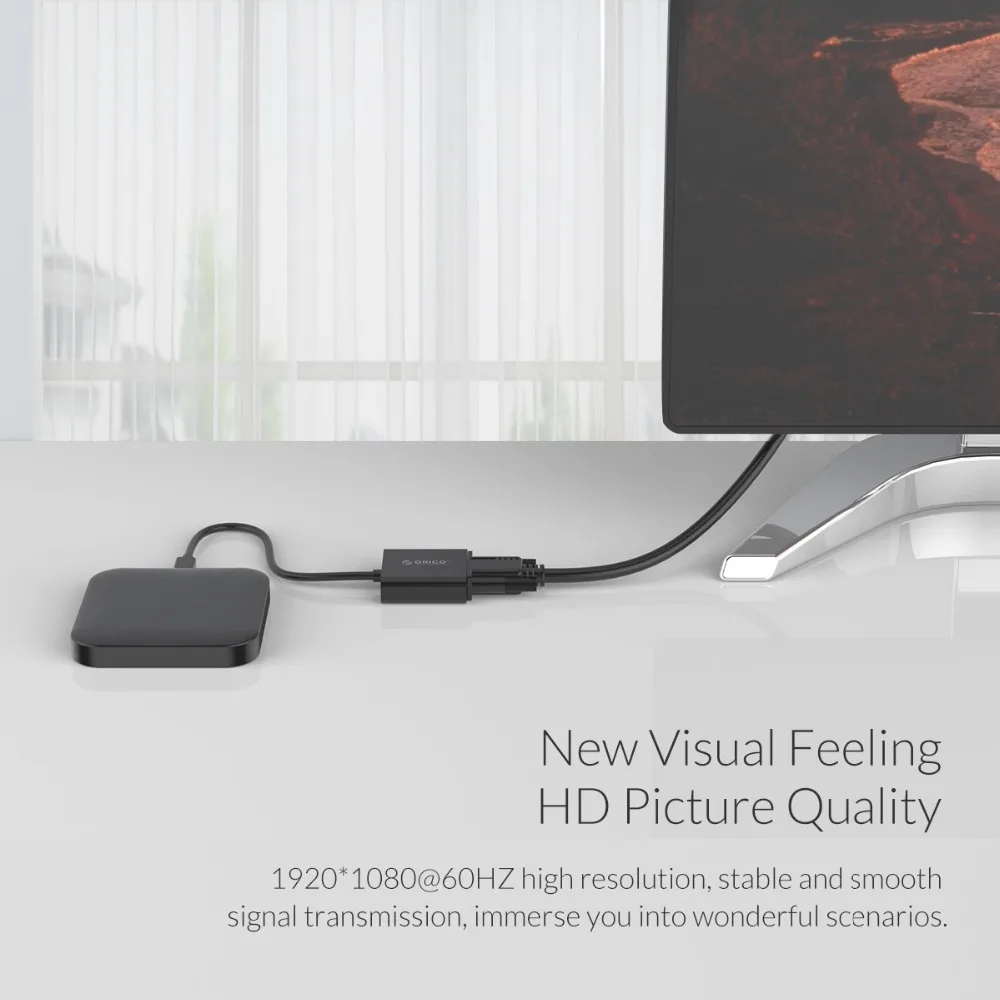 Кабель адаптер ORICO Mini DP VGA для мужчин и женщин конвертер аудио видео HDTV XBOX PS3 PS4