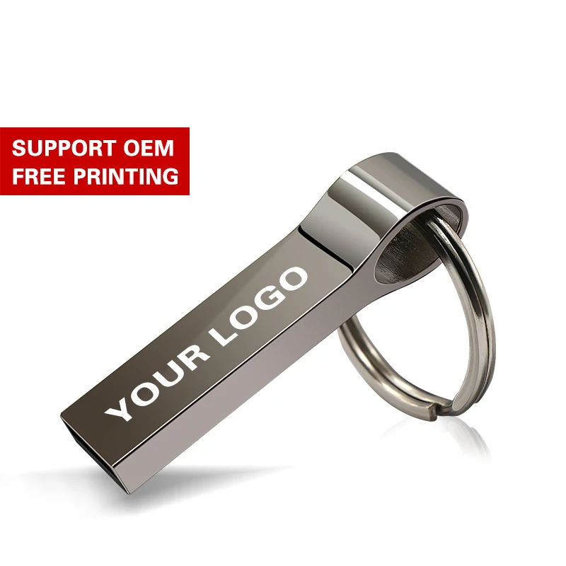 Металлический USB флеш-накопитель с логотипом на заказ 4 ГБ 8 16 32 64 USB-накопитель