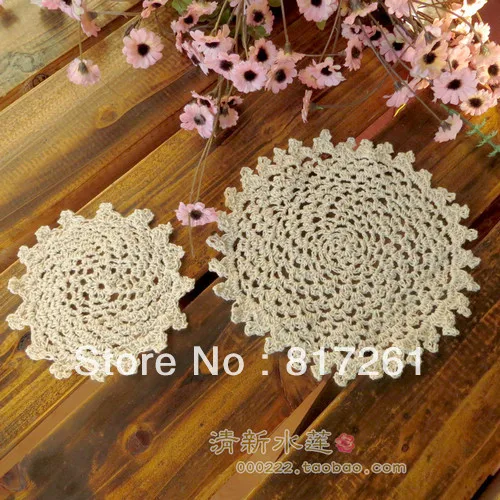 Бесплатная доставка коврик для чашек ручной работы тарелки дорожка стола 15-45 см 9