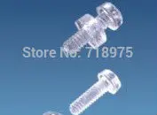 

144 PF-204 Tapped hole/thread:M2 plastic nylon nuts bolts fasteners crew