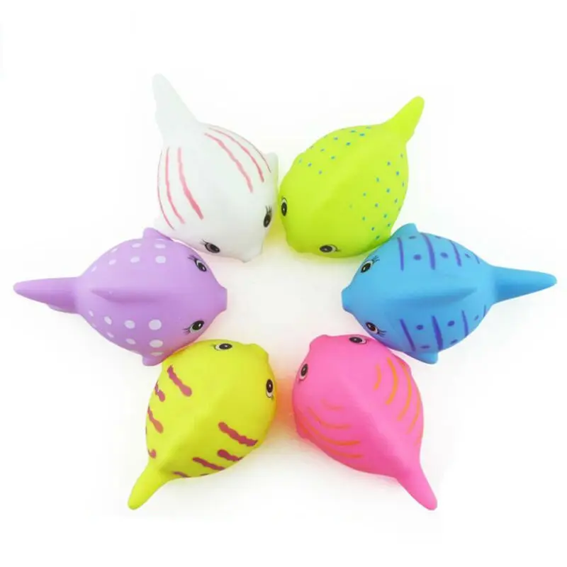 6 шт./компл. Симпатичные мягкие бриллиантовые игрушки для мытья детских ванн со