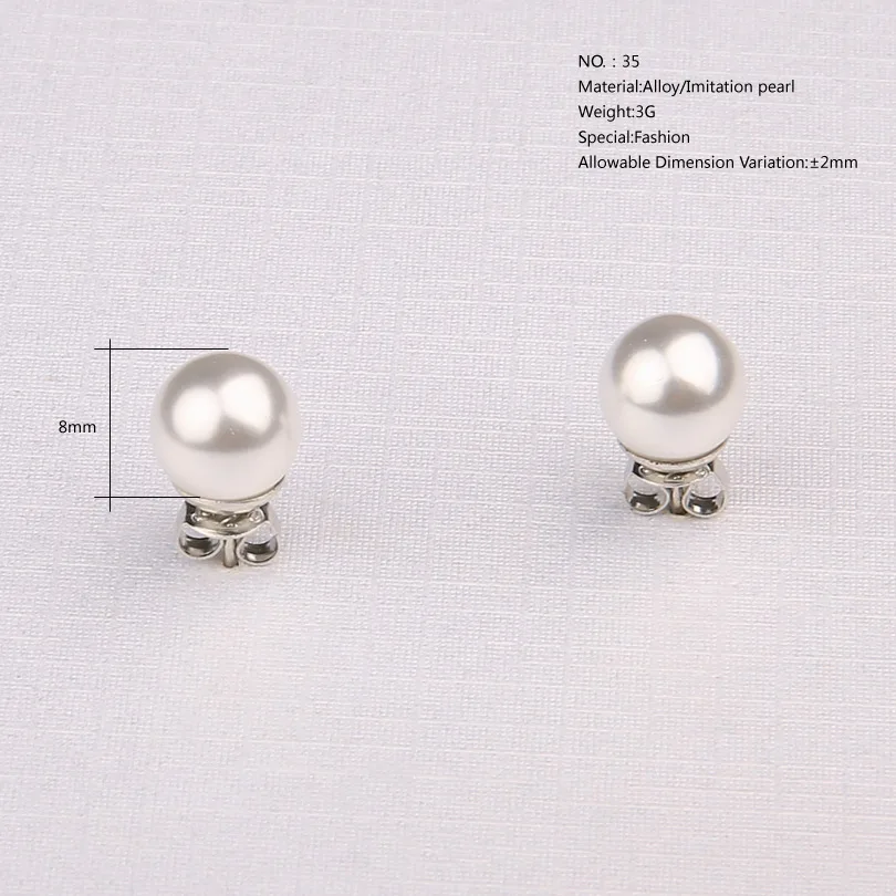 1 пара Мода 2017 г. классический имитация жемчуга серьги стержня для женщин женские