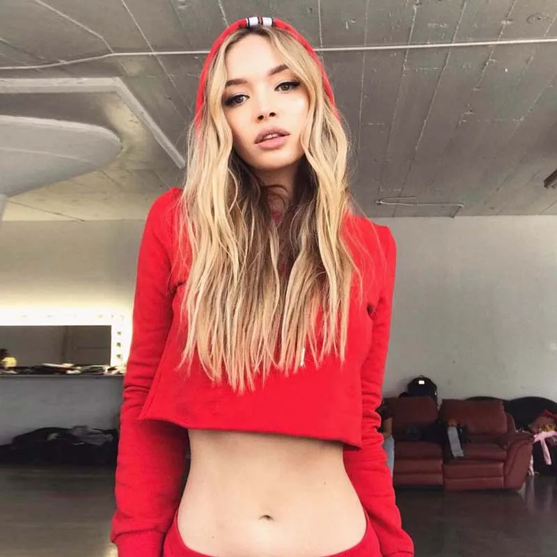 ZOGAA 2018 новинка осень и зима Женская мода с капюшоном длинным рукавом желтый