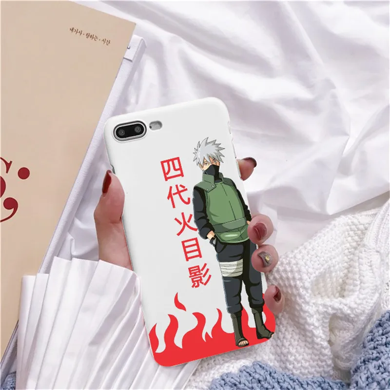 TPU Moda alvio Caso Аниме Наруто для iPhone 7 8 X XR Plus 6 6 s Plus Capa TPU Macio Dos Desenhos Animados Caso de Telefone Coque - Цвет: TPU