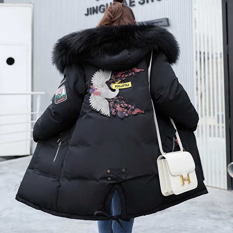 Дешевая новая зимняя горячая Распродажа Женская модная повседневная теплая куртка Женское пальто bisic L246