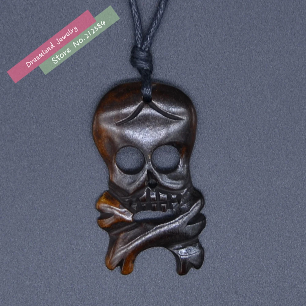 Ожерелье с кулоном в виде скелета и черепа 1 шт. ожерелье ручной работы стиле