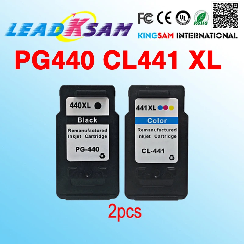 Картридж для чернил PG 440 CL 441 2 шт. совместимый с PIXMA MX394 MX434 MX454 MX524 MG2240 MG3540 MG4240|cartridge