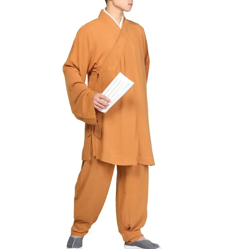 Унисекс летняя и весенняя одежда для медитации shaolin monk kung fu боевые искусства