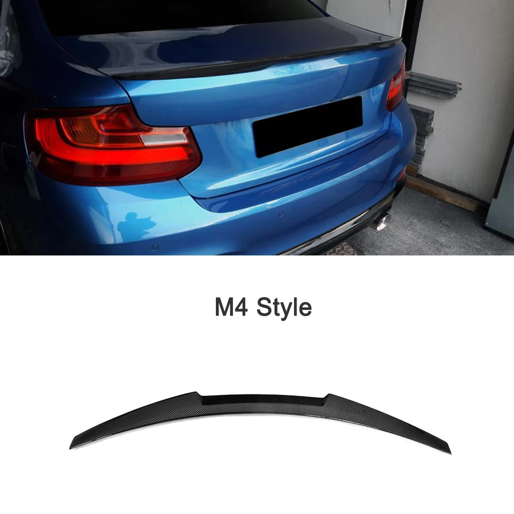 Для BMW F87 M2 F22 F23 220i 228i 230i M235i M240i купе 2014 2019 углеродного волокна Задняя накладка на