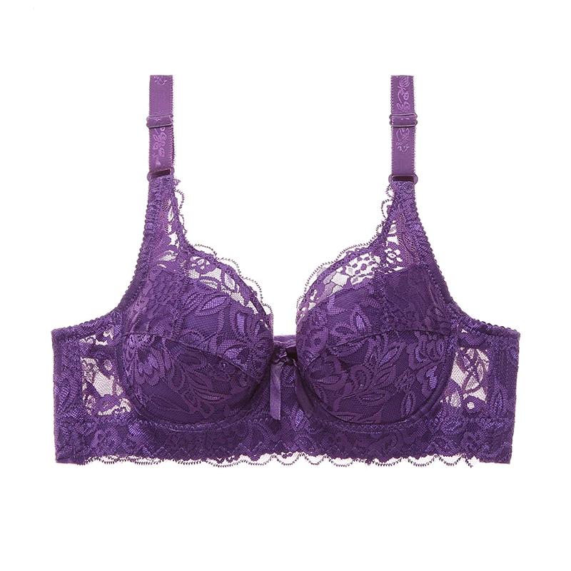 Женское кружевное нижнее белье Bralette bh большой кружевной бюстгальтер пуш-ап с